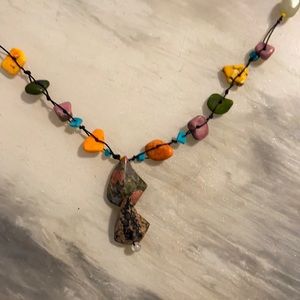 Handmade necklace 16 inches long